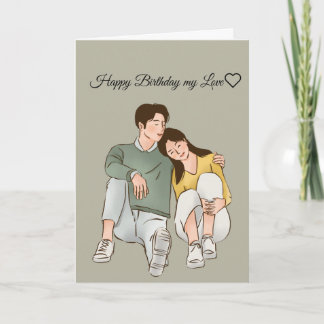 Cartão Feliz Aniversário Vestido