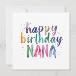Cartão Feliz Aniversário Vovó