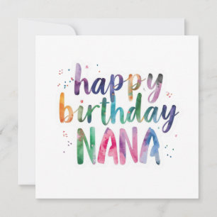 Cartão Feliz Aniversário Vovó