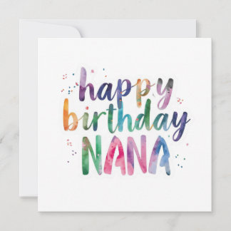 Cartão Feliz Aniversário Vovó