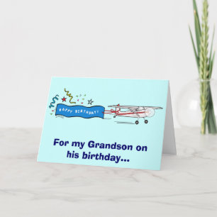Cartão Feliz Aniversário, Vovô Avião