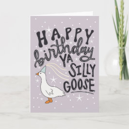 Cartão Feliz aniversário Ya Bobo Goose