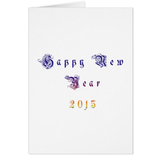 Cartão Feliz Ano Novo 2015 Hakuna Matata.png (Frente)