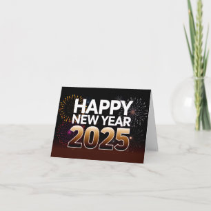 Cartão Feliz ano novo 2025