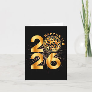 Cartão Feliz Ano Novo 2026 