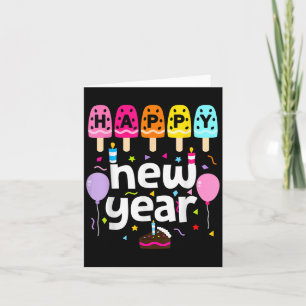 Cartão Feliz ano novo 2026 Festa Véspera de ano novo Cria
