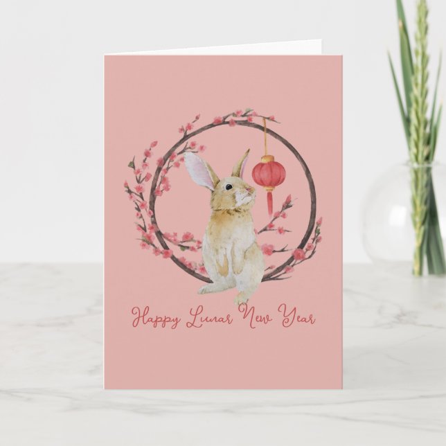 Cartão Feliz Ano Novo Lunar 2023 (Frente)