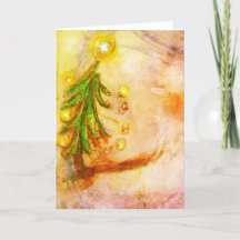 Feliz Árvore de Natal com luzes