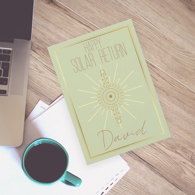 Cartão Feliz Astrologia de Aniversário (Criador carregado)