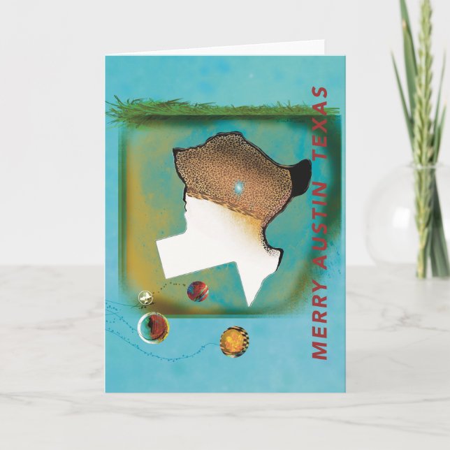 CARTÃO FELIZ AUSTIN TEXAS 1  (Frente)