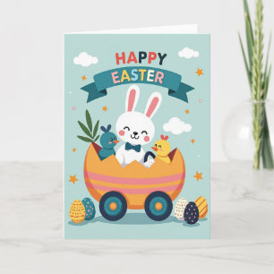 Cartão Feliz Aventura de Primavera