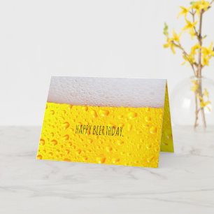 Cartão Feliz Beerthday Personalizado Idade ou Nome