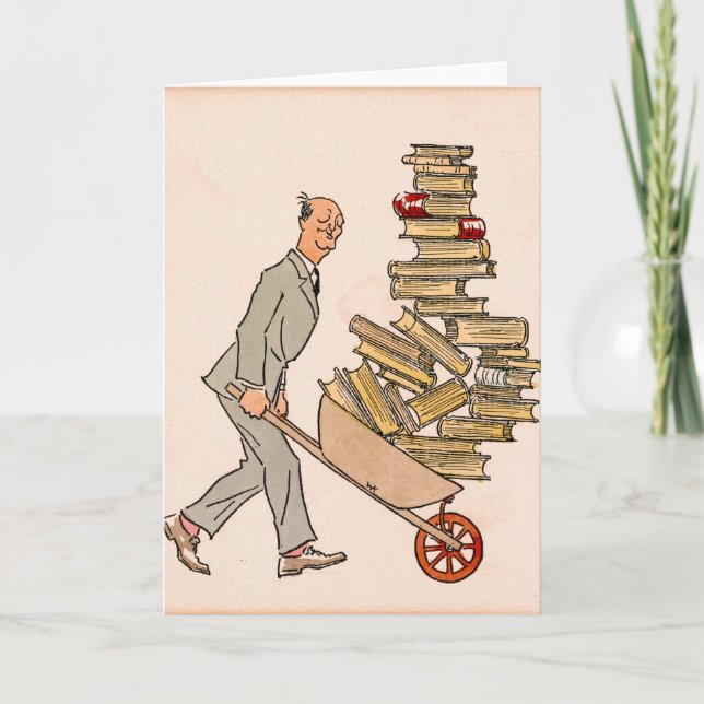 Cartão Feliz Bibliófilo 1930 (Frente)