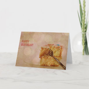 Cartão Feliz Bolo Rosa Rosa de Bokee