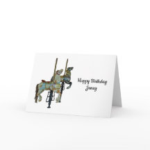 Feliz bonito, volta ao Carrossel Cavalos, Aniversá