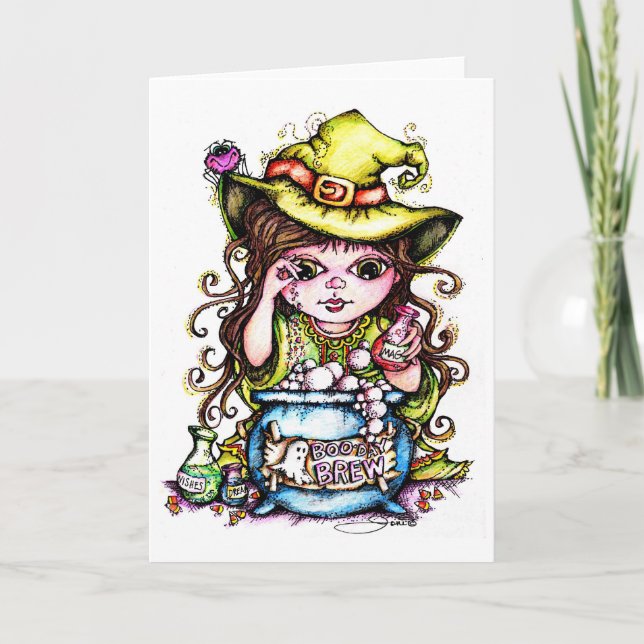 Cartão Feliz Boo-Dia! (Frente)