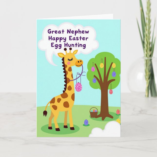 Cartão Feliz Caça à Festividade (Frente)