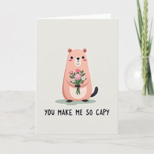 Cartão Feliz Capy Capy