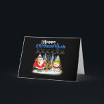 Cartão Feliz Chrismukkah Natal Judaico Hanukkah<br><div class="desc">Camisa engraçada de Natal para meninos,  jovens e homens. Roupa engraçada para quem acredita no Papai Noel,  ama veado,  Rena,  Elfo,  Elfos,  cantando canções,  decorações de festa,  árvore,  chapéu,  meias Esta camisa de Natal com Gráfico é um ótimo presente de Natal</div>