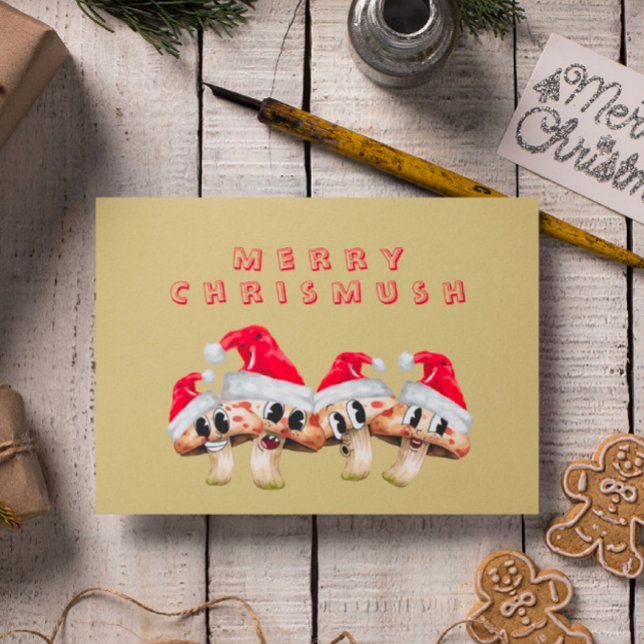 Cartão Feliz Chrismush (Criador carregado)