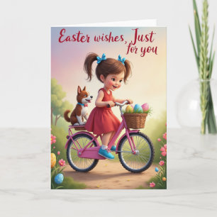 Cartão Feliz Ciclismo de Primavera