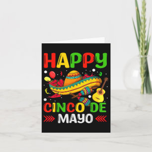 Cartão Feliz Cinco de Mayo Camisas Mulheres Mexicanas Fie
