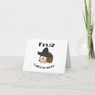 Cartão Feliz Cinco de Mayo - Hedgehog