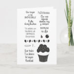 CARTÃO "FELIZ COMPLIANOS" TO A SPECIAL FRIEND/A CUPCAKE<br><div class="desc">"FELIZ COMPLIANO'S" FRIEND OR FAMILY-AND HERE IS A CUPCAKE WITH OUR WISHES,  AS WELL!~</div>
