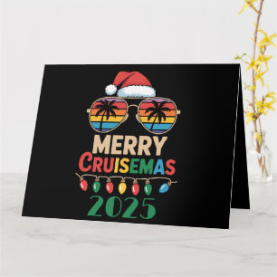 Cartão Feliz Cruisemas 2025 Cruise Personalizada Do Xmas