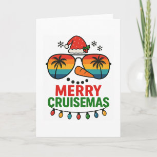 Cartão Feliz Cruisemas 2025 Natal Papai Noel Boneco de Ne