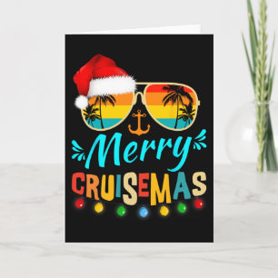 Cartão Feliz Cruisemas Natal Papai Noel Rena Cruzeiro