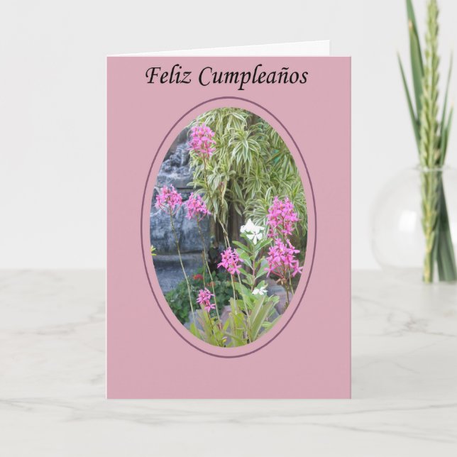 Cartão Feliz Cumpleaños (Frente)