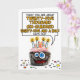 Cartão Feliz Cupcake de aniversário - 70 anos (Orchid)