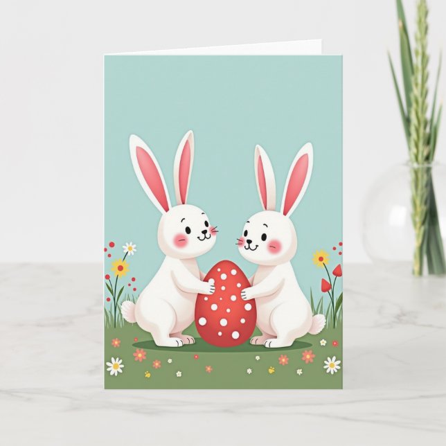 Cartão Feliz de Amigos da Primavera (Frente)