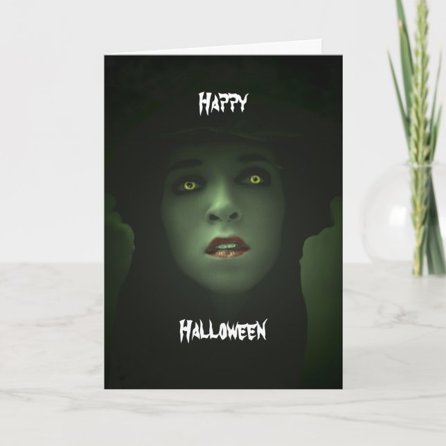 Cartão Feliz de Halloween (Frente)