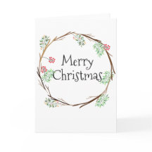 Cartão Feliz de Natal