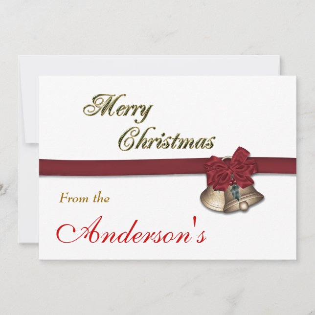 Cartão Feliz de Natal (Frente)