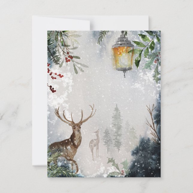 Cartão Feliz de Natal (Frente)