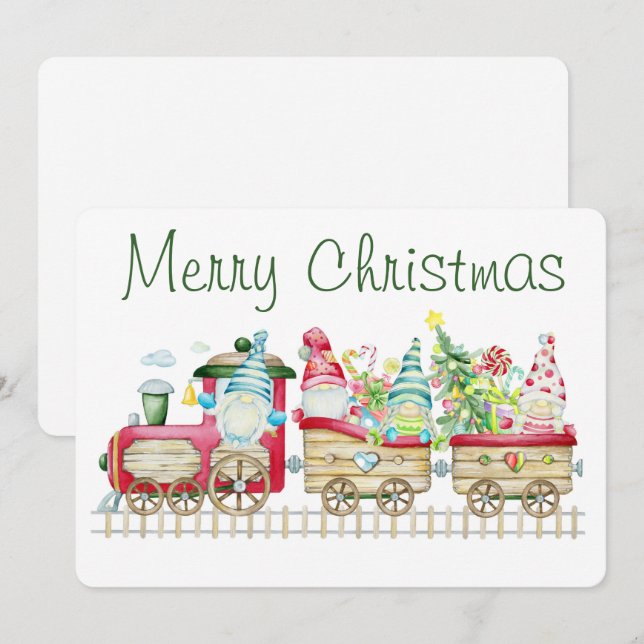 Cartão Feliz de Natal (Frente/Verso)