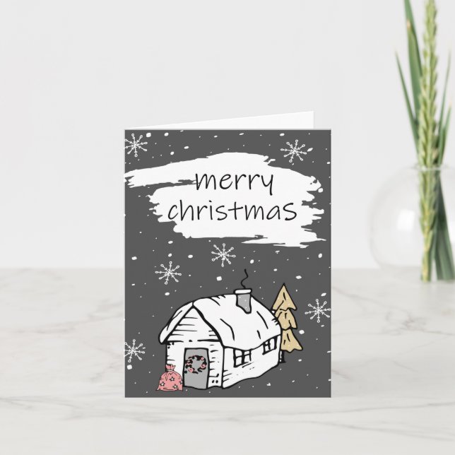 Cartão Feliz de Natal (Frente)