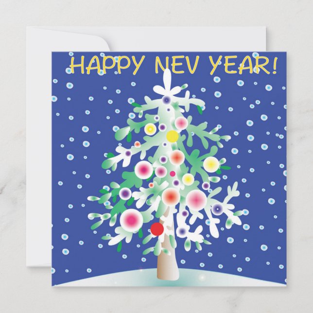 Cartão Feliz de Natal (Frente)