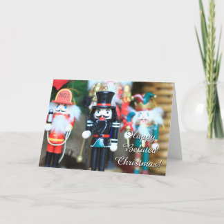 Cartão Feliz de Nozes de Natal Atrasado