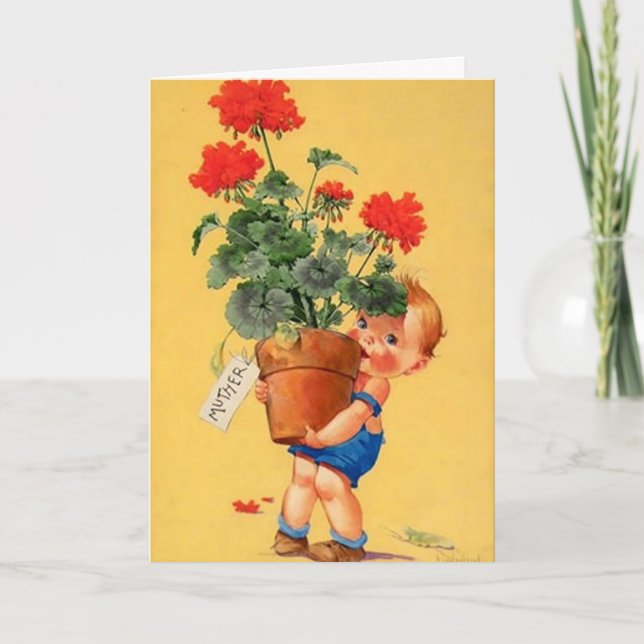 Cartão Feliz Dia da Mãe (Frente)