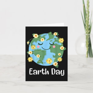 Cartão Feliz Dia da Terra 2025 Dia da Terra Fofo Crianças
