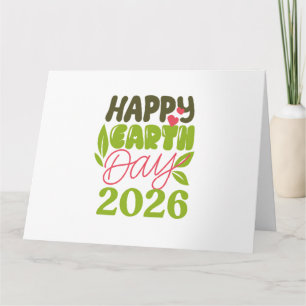 Cartão Feliz Dia da Terra 2026