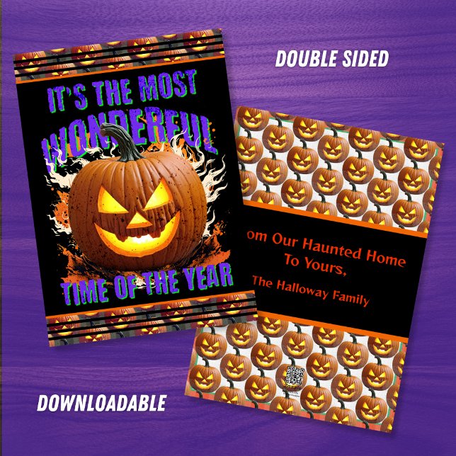 Cartão Feliz Dia das Bruxas (Criador carregado)