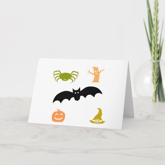 Cartão Feliz Dia das Bruxas (Frente)