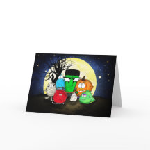 Feliz Dia das Bruxas dos Monstros Bonitos