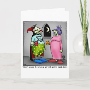 Cartão Feliz Dia das Bruxas Engraçado