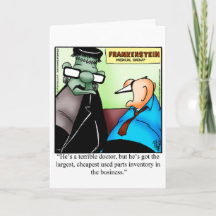 Cartão Feliz Dia das Bruxas Engraçado